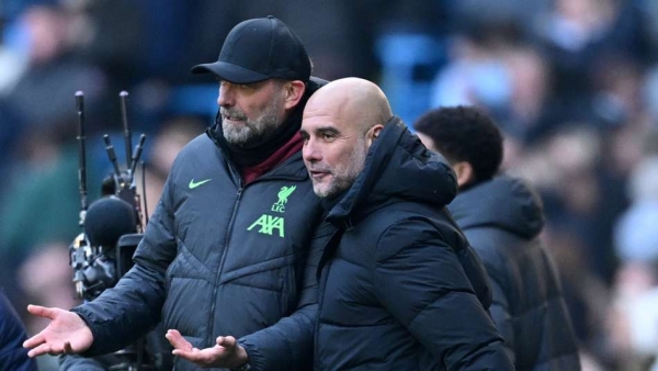 Jurgen Klopp and Pep Guardiola