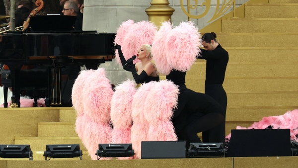 Lady Gaga performs at the Paris Olympics 2024 opening ceremony Image Courtey Olympics X Handle