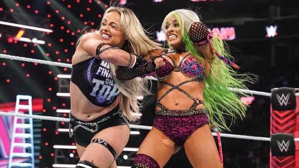 Liv Morgan vs Zelina Vega on Raw image courtesy WWE Liv Morgan vs Zelina Vega on Raw image courtesy WWE