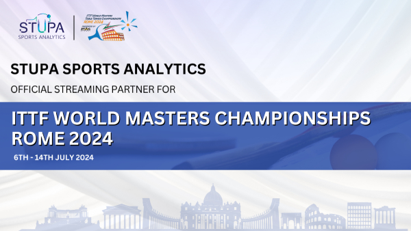 ITTF World Masters Table Tennis Championships Rome 2024 Stupa Sports Analytics Roped In As Streaming Partners
