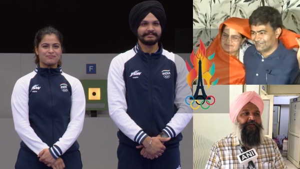 Manu Bhaker Sarabjot Singh Paris Olympics 2024