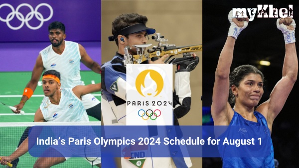 Olympics 2024 Schedule on August 1st for India