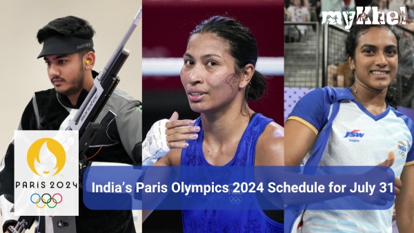Olympics 2024 schedule for India on July 31 Wednesday