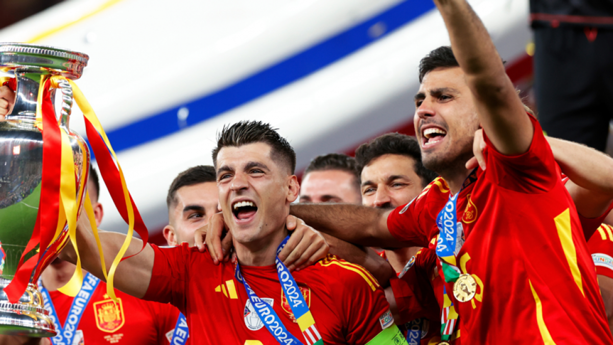 Rodri and Alvaro Morata