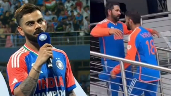 Virat Kohli Rohit Sharma Hug