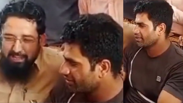 Arshad Nadeem spotted with UN-designated Lashkar-e-Taiba terrorist video goes viral Arshad Nadeem spotted with UN-designated Lashkar-e-Taiba terrorist video goes viral