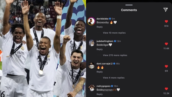 Endrick is being called Bobby by his Real Madrid teammates