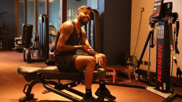 Hardik Pandya During a Gym Session