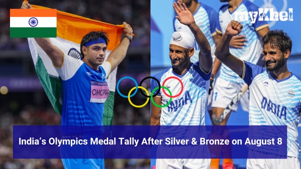 India Olympics Medal Tally after two medals in Paris 2024 on August 8