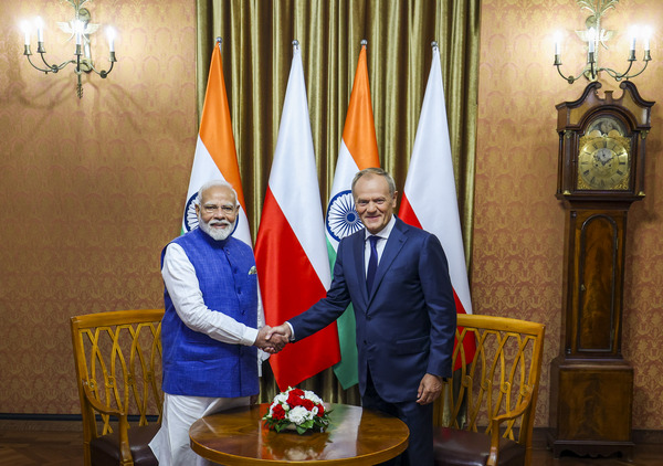 PM Narendra Modi in Warsaw