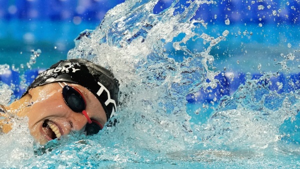 Paris 2024 Katie Ledecky Sets New Record as First Female Swimmer to Win Gold in 1500m Freestyle at Four Olympics