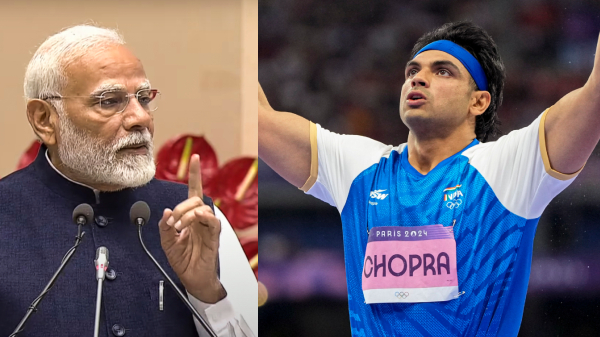 Narendra Modi Neeraj Chopra Paris Olympics