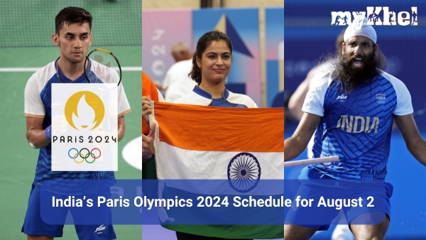 Olympics 2024 Schedule for India on August 2 2024 Olympics 2024 Schedule for India on August 2 2024