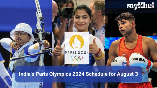 Olympics 2024 Schedule on August 3 for India Olympics 2024 Schedule on August 3 for India