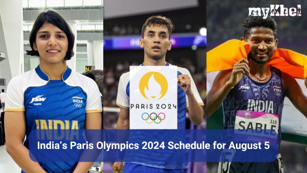 Olympics 2024 Schedule on August 5 for India