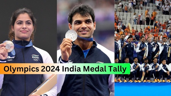 India Medal Tally in Olympics 2024