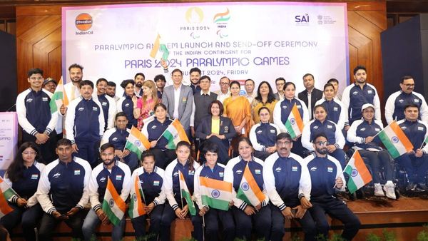 Grand Send-Off For Indian Paralympics Team To Paris 2024