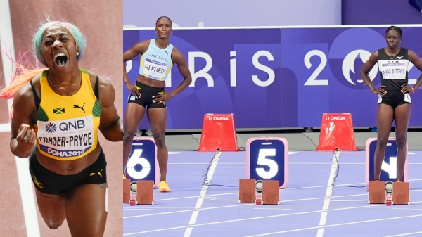 Shelly-Ann Fraser-Pryce Paris Olympics