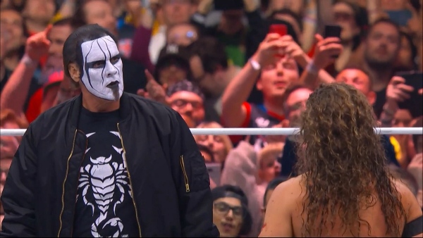 Sting at All In image courtesy X