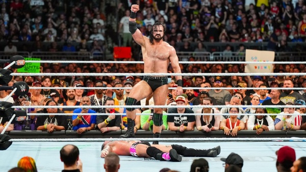 Drew McIntyre at SummerSlam image courtesy X