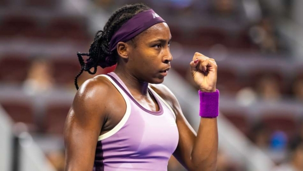 Gauff sees off Burel on return in China