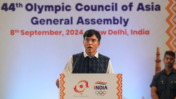 India Sets Ambitious Goals for Hosting the 2036 Olympics and Securing a Top 10 Medals Tally Mansukh Mandaviya