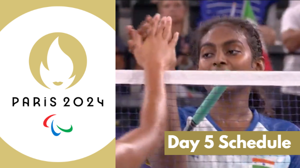 Paris 2024 Paralympics India Schedule on Day 5
