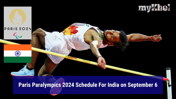 Paralympics 2024 schedule for India on September 6