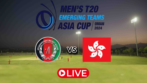 Afghanistan A vs Hong Kong Live Score