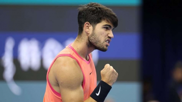 Alcaraz passes Medvedev test to reach Beijing final