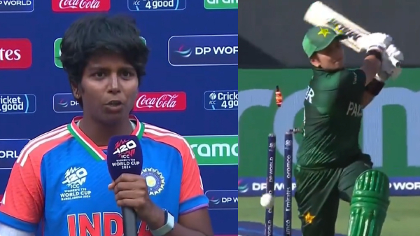 IND-W vs PAK-W Arundhati Reddy