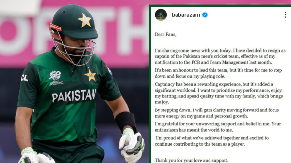 Babar Azam Quits Captaincy