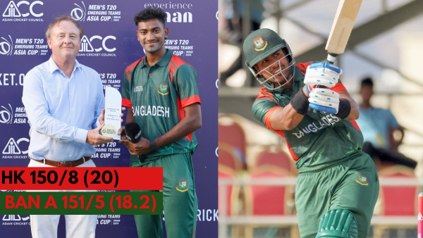 Bangladesh A vs Hong Kong Emerging Teams Asia Cup 2024