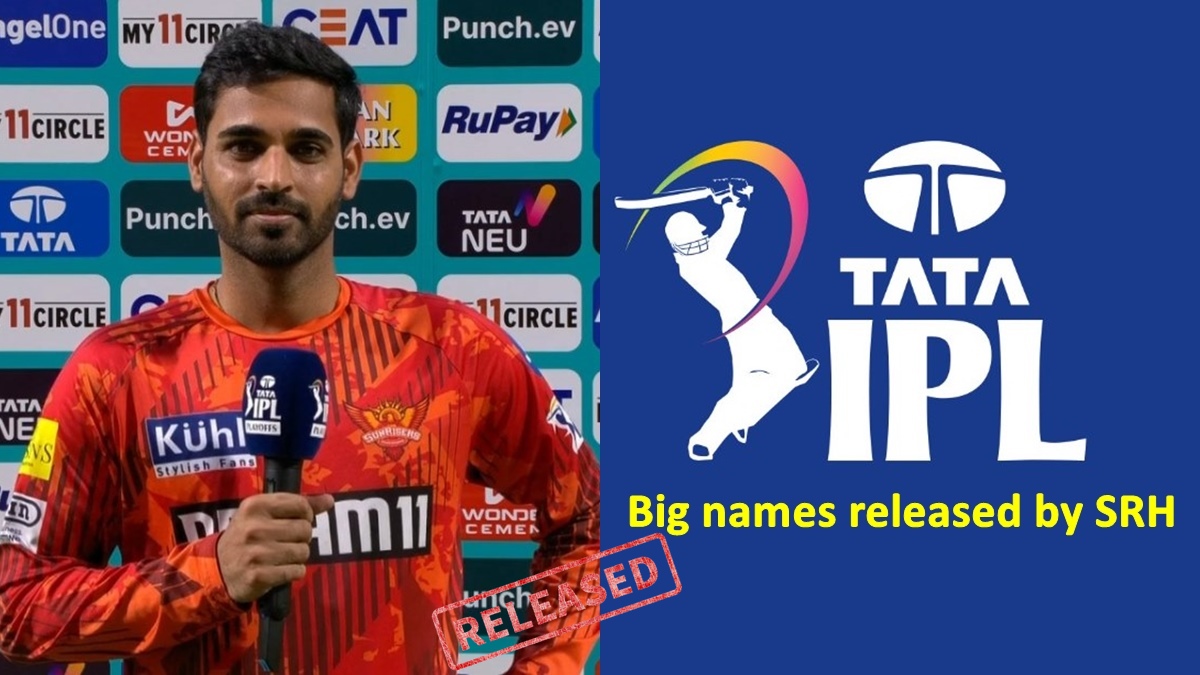 Big names released by Sunrisers Hyderabad
