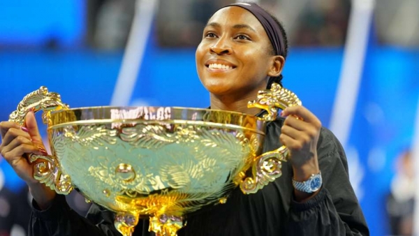 Gauff took a relaxed approach in China Open final