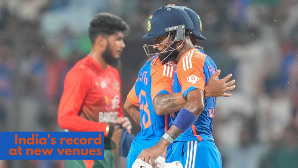 Indian cricket team s record at new venue Indian cricket team s record at new venue