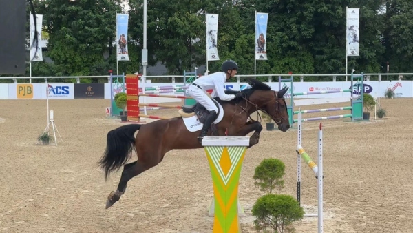 14-Year-Old Jai Singh Sabharwal Wins Gold at Equestrian Premier League Show 2024