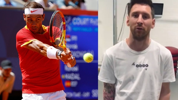 Lionel Messi sent a special message to Rafael Nadal after the tennis star announced his retirement on Thursday