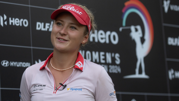 Hero Women s Indian Open Sara Kouskova conquers fast greens to take Day 1 honours