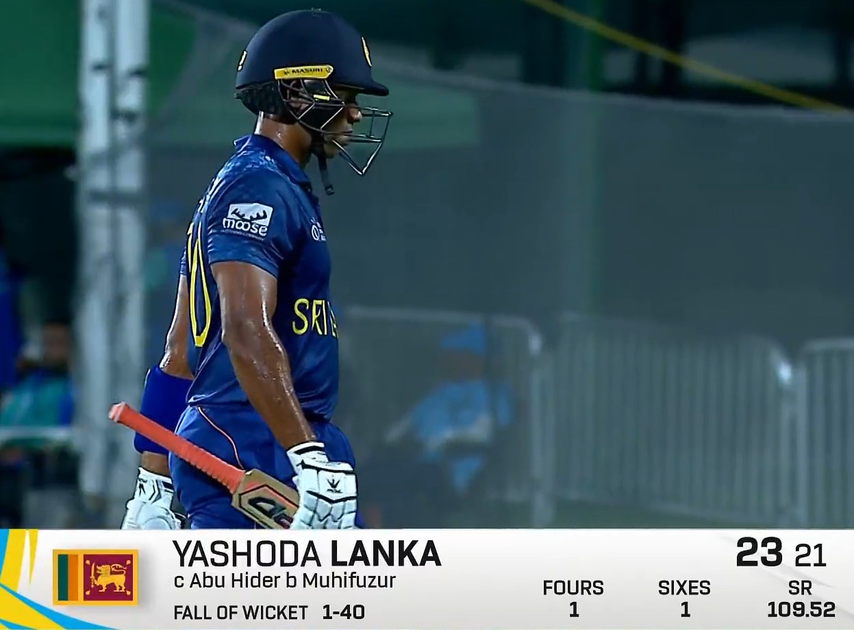 Sri Lanka A vs Bangladesh A Live Score, Emerging Teams Asia Cup 2024