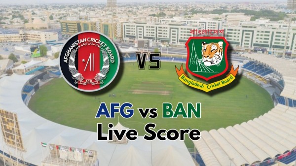 Afghanistan vs Bangladesh Live Score