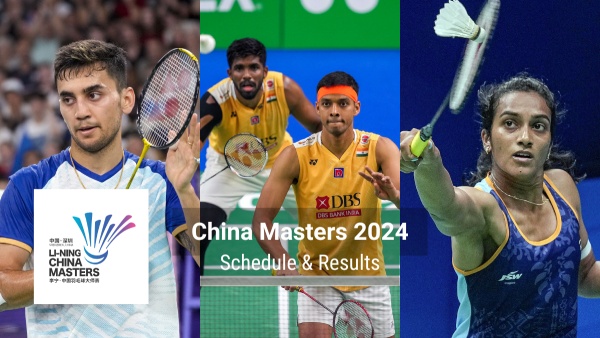 China Masters 2024 schedule and results