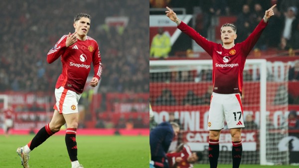 Manchester United vs Leicester City Alejandro Garnacho