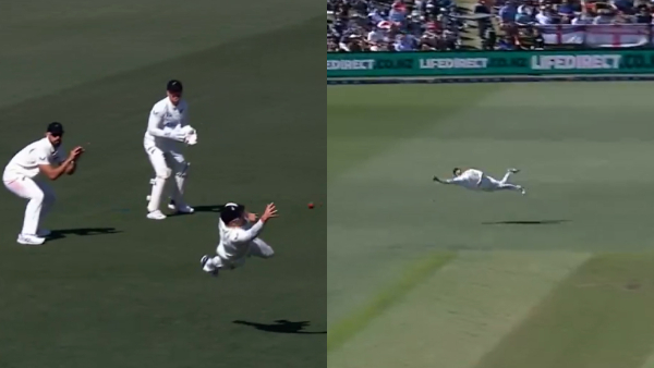 Glenn Phillips catch in NZ vs ENG Christchurch Test