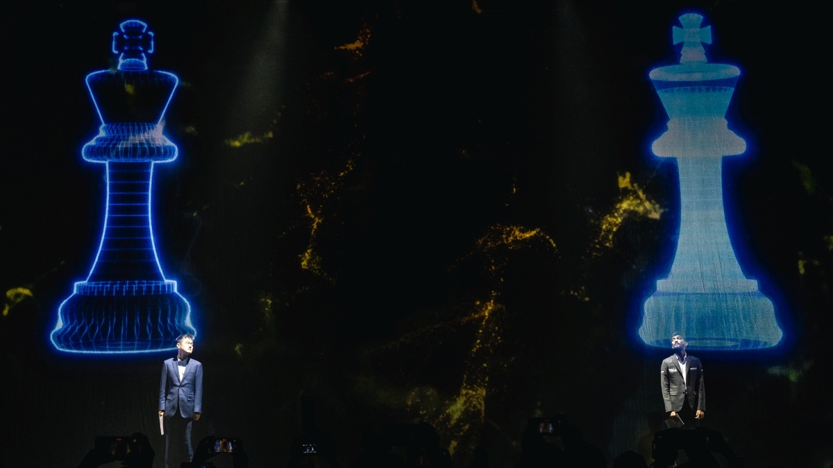 FIDE World Chess Championship 2024 Gukesh D and Ding Liren Play to a Stalemate in Game 4 myKhel