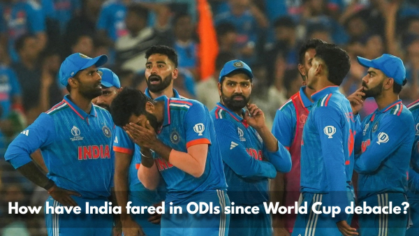 India performance in ODIs since 2023 World Cup Final