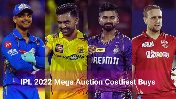 IPL 2022 Mega Auction s top 25 most expensive buys