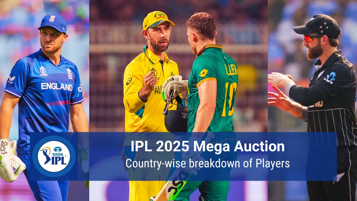 IPL 2025 Auction Players List CountryWise Breakdown of Players