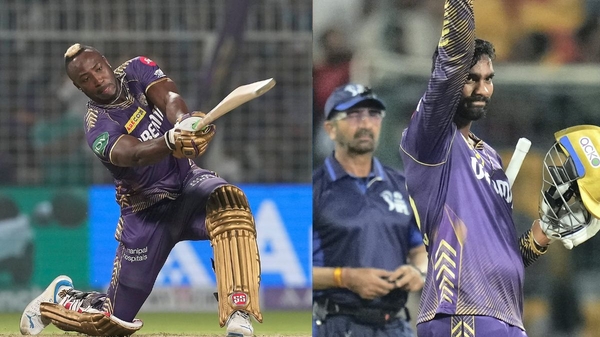 Venkatesh Iyer to Andre Russell - Five Players who can captain KKR next Season Venkatesh Iyer to Andre Russell - Five Players who can captain KKR next Season