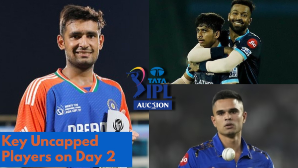 IPL Auction 2025 Uncapped Players on Day 2